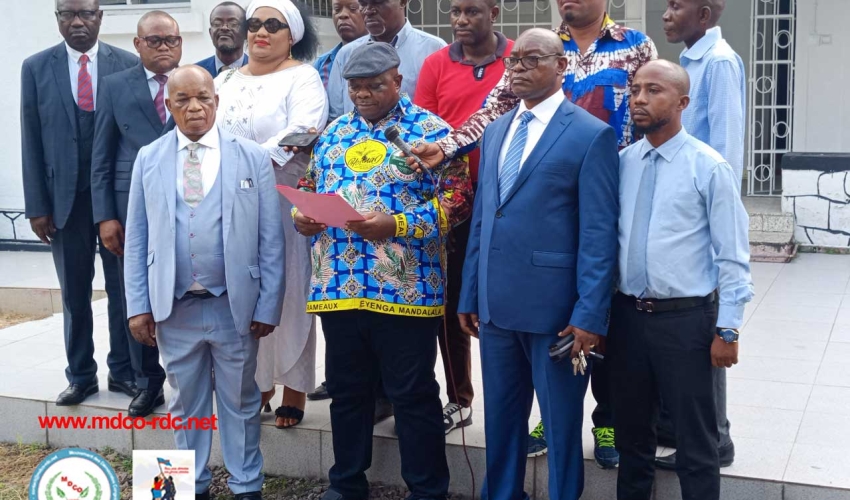 Déclaration politique du RCET-CPS : un moment fort au QG du MDCO, sous la bénédiction du Président Gabriel Mokia